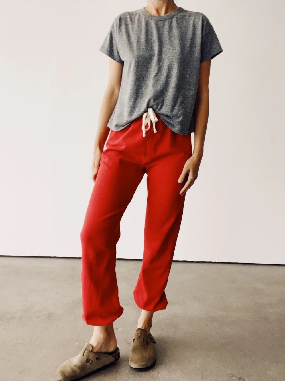 Hey Gang. The Sweatpants. Red.